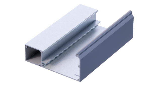 Aluminiun cladding gutter 1A+1C